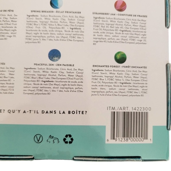 🛑 2 / $40 Sale! Naturally Vain Handmade Natural Bathbombs 9 count NWT - Picture 5 of 12